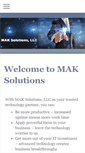 Mobile Screenshot of maksolutionsllc.com